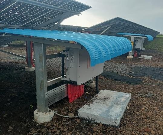 2.0 MW ground-mounted solar array at Balaguda, Mandsaur