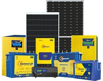 Eastman solar panels, inverters and Li-ion batteries product lineup